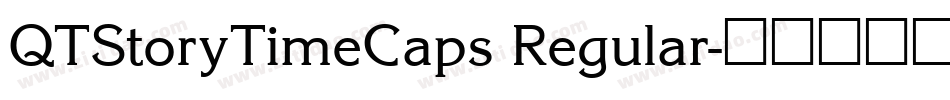 QTStoryTimeCaps Regular字体转换